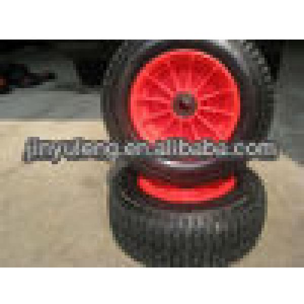 16&quot;x 6.50-8 rubber wheel/ tyre for lawn mower #1 image