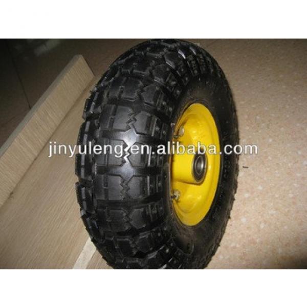 10 inch(10x3.50-4) rubber wheel for hand truck,hand trolley,lawn mover,weelbarrow,toolcarts #1 image