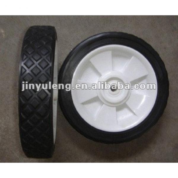 8&quot;rubber solid wheel for lawn use #1 image