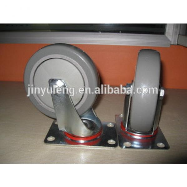 5 inch swivel pvc caster wheel for industry #1 image