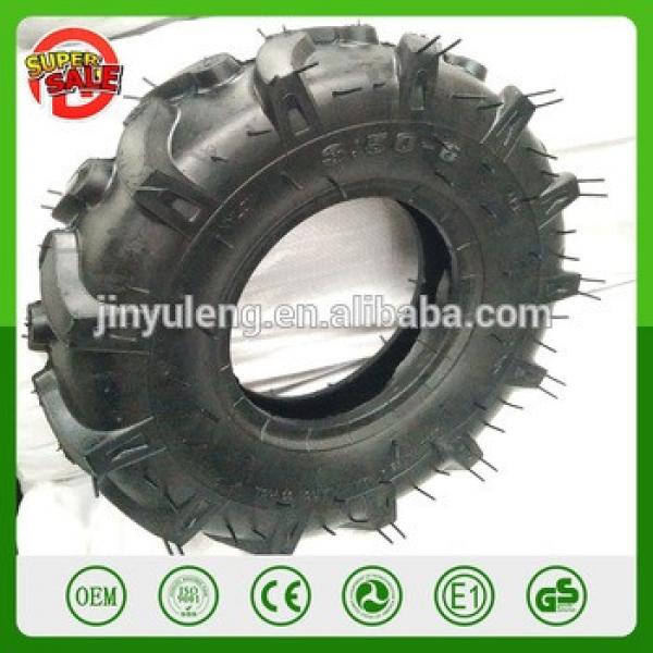 13&#39;&#39; 3.50-6 pneumatic rubber tyre wheelbarrow tire Micro tillage machine mini-tiller tre Herringbone tire Mud farmland #1 image