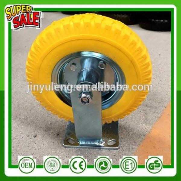Omni-directional wheel mecanum wheel trudle 8 inch 2.50-4 Pu foam solid wheel universal casters truckle suppler universal wheel #1 image