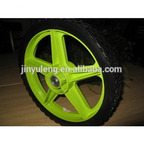 12 inch high quality flat free wheel for kid bike/toy #1 image