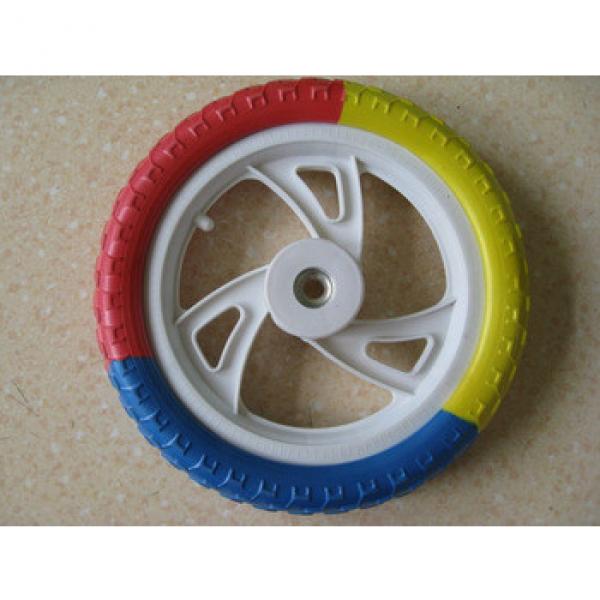 12 inch EVA wheels for kid bicycle, nontoxic wheel for baby dolly #1 image