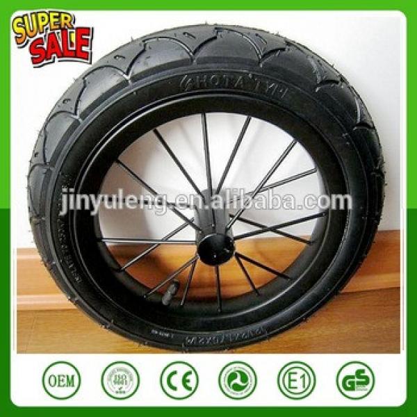 12 inch steel spoke bicycle wheels pneumatic rubber tire balance car wheel #1 image