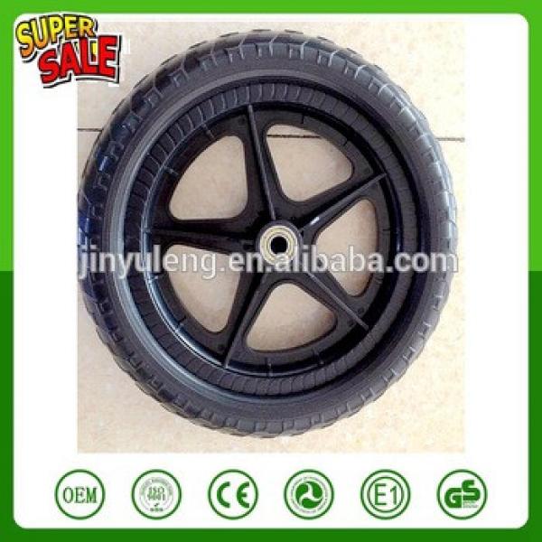 high quality puncture proof 12&#39;&#39; EAV solid foam wheel plastic rim Children&#39;s balanced bike child wheel balance car wheels #1 image