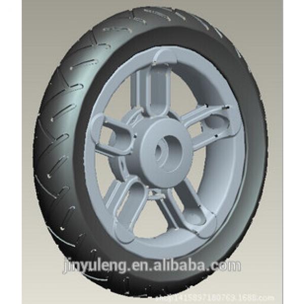 9 inch eva pu foam pneumatci wheel for baby bile #1 image