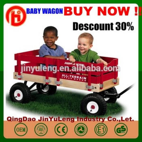 TC1833 High quality colorful wood baby kinds wagon Outdoor camping fishing shopping baby child folding wagon cart #1 image