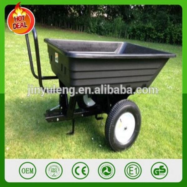 hopper Trailer Heavy Duty Move car dump tray for lawn mower, garden tractor ATV #1 image