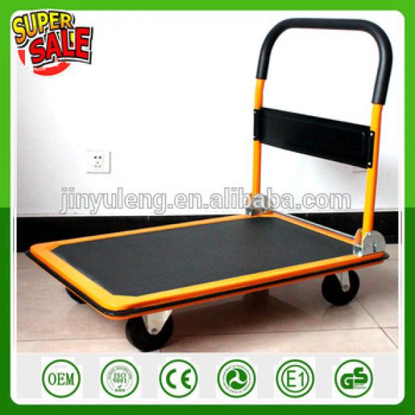 foldable heacy duty capacity portable platform hand trolley with wheel hand truck lorry trailer #1 image