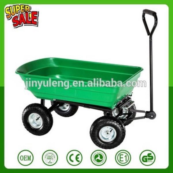 mini cheap dumper tool cart tip lorry tilting cart wheelbarrow folding wagon garden tool cart #1 image