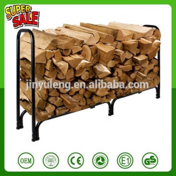 outdoor steel rustic household firewood andirons wood log rack #1 image