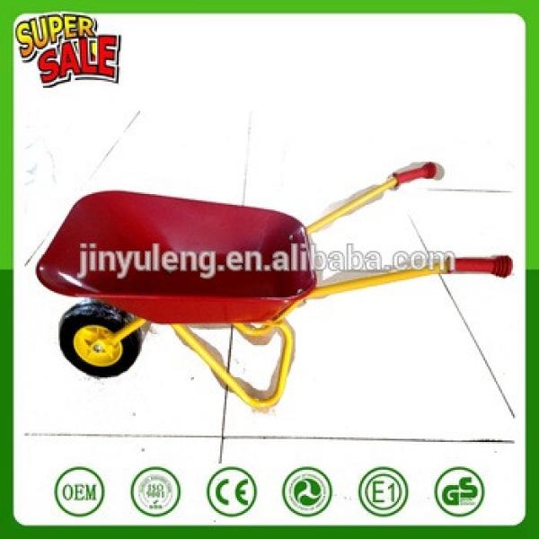 WB0101 matel tray wheel barrow toy for children kid&#39;s wheelbarrow #1 image