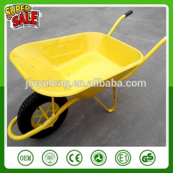 WB6400 Hot sale durable steel construction wheelbarrow ,Construction, garden wheel barrow fot sale #1 image