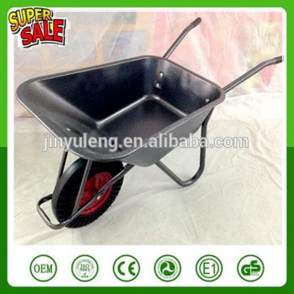 soild wheel Africa Ghana market WB6404H wheelbarrow, cement hopper, garden tool #1 image