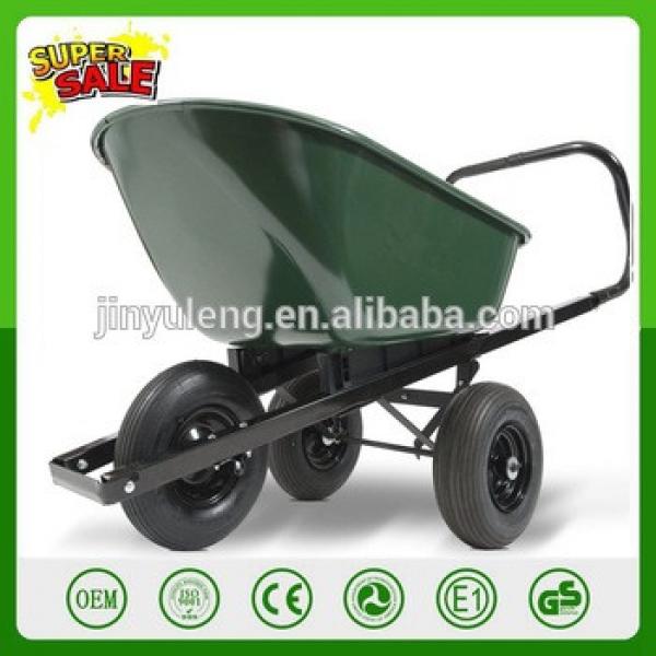 power 280kg heavy large capacity save labour effort three wheel wheelbarrow hand trolley #1 image