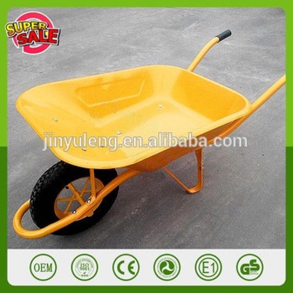 WB6400 wholesale inexpensive metal wheelbarrow for Construction, cement, sand, pasture, garden #1 image