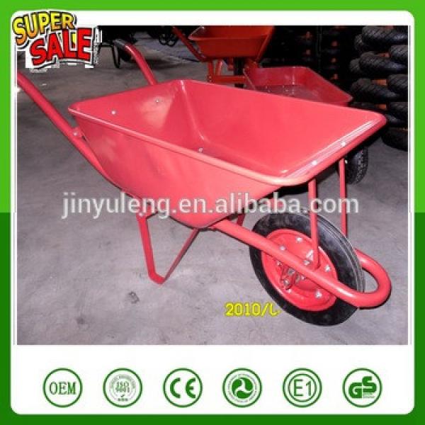 WB2500 power capacity concrete buggy trolley wheelbarrow concrete cart single wheel barrow cart wheel barrow #1 image
