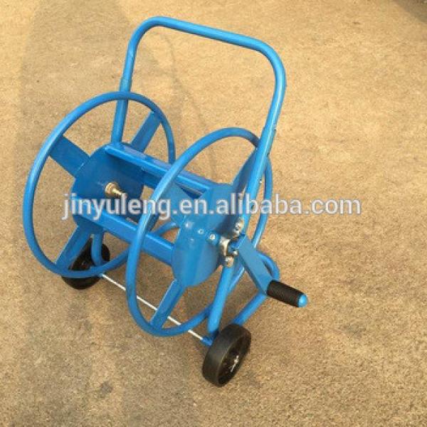 metal four wheel garden hose reel cart, mini Hoses &amp; Reels cart water cart for home, family #1 image