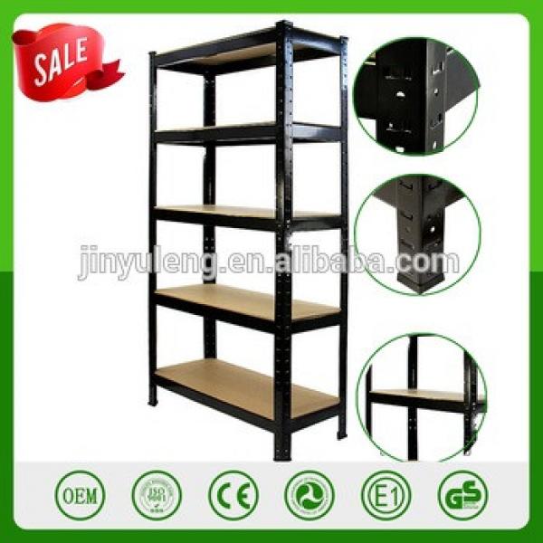 Easy assemble disassemble Single-sided Feature and Metallic Material pharmacy shelving MDF board metal storage rack shelf #1 image