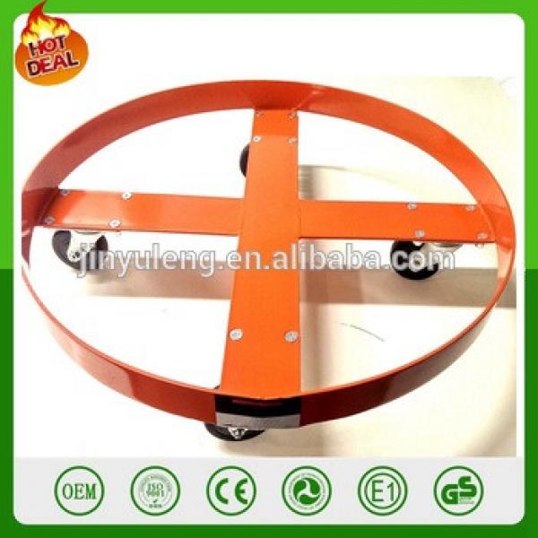 Dolly Mobile trailer platfrom dolly Waste Transport Equipment Work Tool cart Heavy Capacity gal Grease Steel oil Drum #1 image