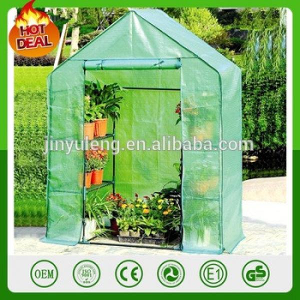 Portable 3 Tier 6 Shelf Portable greenhouse Easy Flow Green house conservatory glasshouse forcing house heated housing #1 image