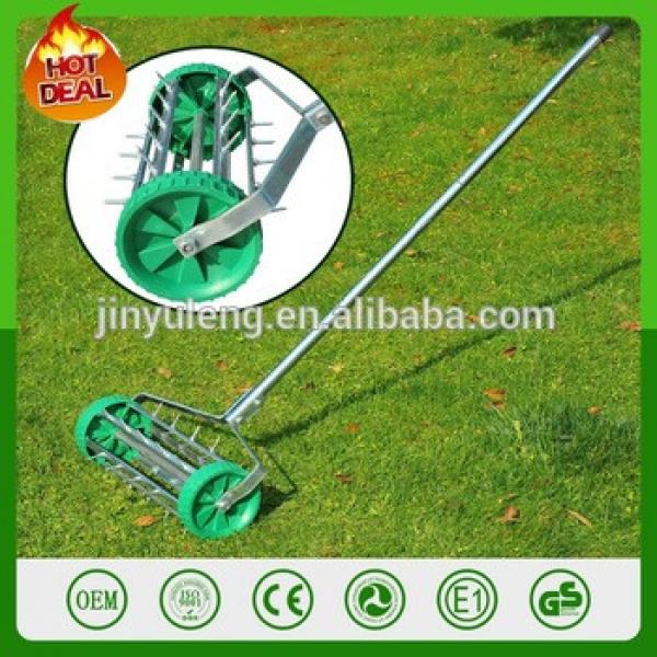 QingDao Steel maual heavy duty garden lawn spiker aerator sod scarifier tool cart #1 image