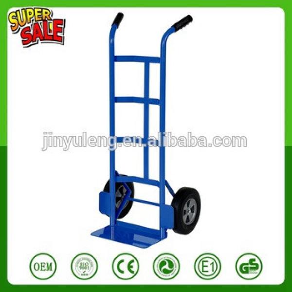 500lb capacity Steel Hand Truck with Dual Handle with Hard Rubber Wheels handle hand trolley turck dolley Tuff Truck Continuous #1 image