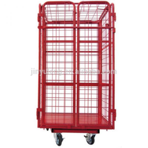 foldable cage trolley for supermarkt workshop logistics warehouse #1 image