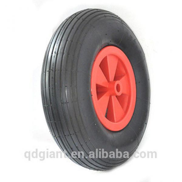 Pneumatic rubber wheel 3.50-6 with plastic rim #1 image