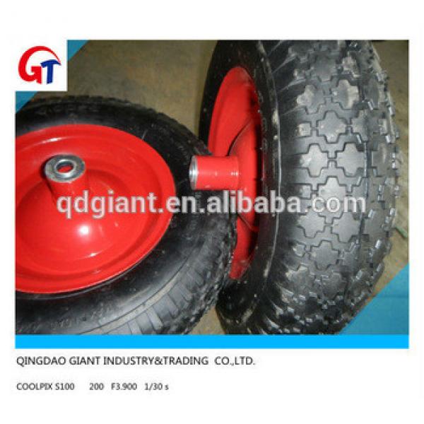 Ball bearings hand trolley rubber wheel 4.00-8 #1 image
