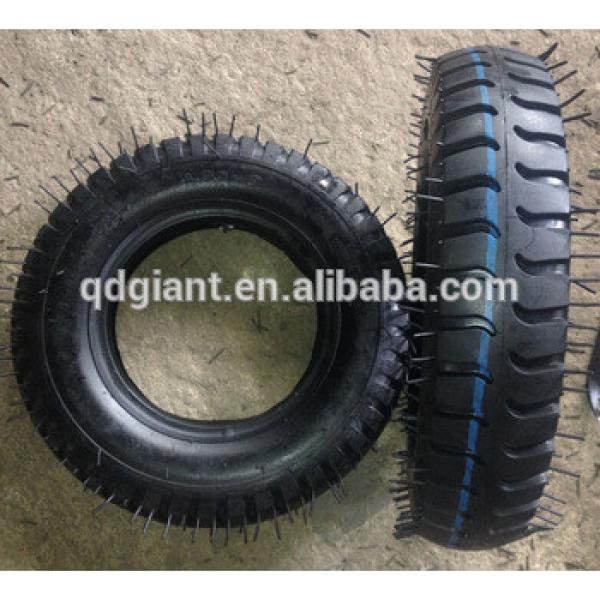 3.50-8 tire and inner tube for hand trolley #1 image