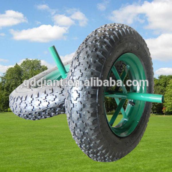 Cheap 3.50-8 wheel barrow wheels without bearing #1 image