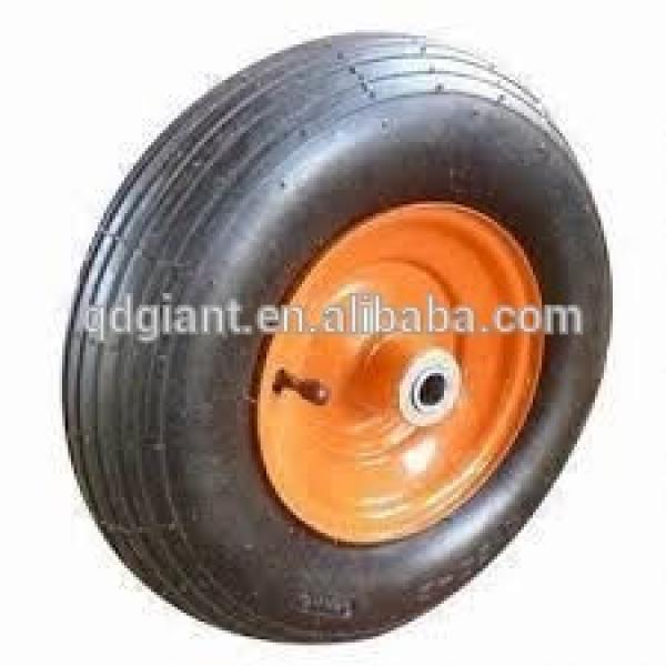 Heavy duty small pneumatic wheel 3.50-6 for hand trolley #1 image