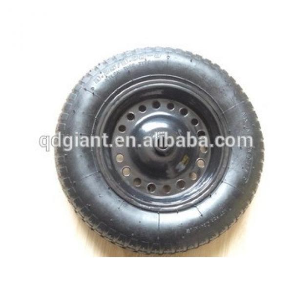 Pneumatic rubber wheel 3.25-8 for wheel barrow #1 image