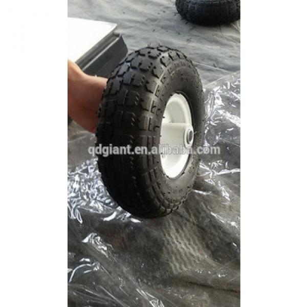 10 in. Pneumatic Tire with White Hub #1 image