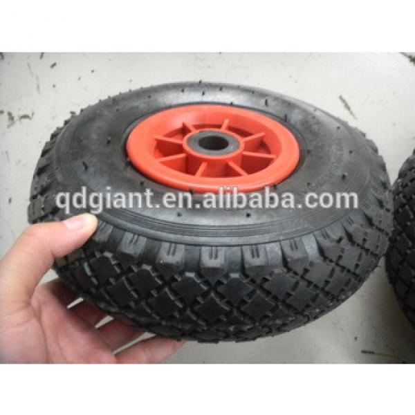 10&quot; air tyre with plastic rim for trolley #1 image