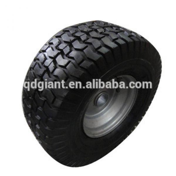 15 inch wide thread pneumatic wheel for lawn mower 6.00-6 #1 image