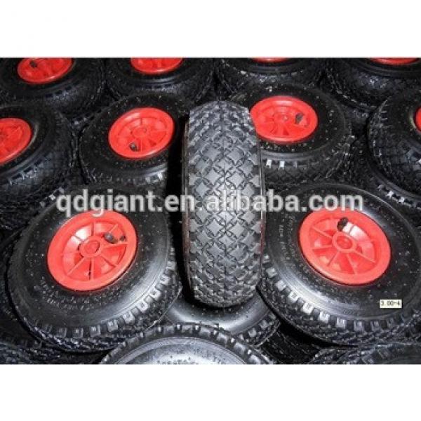 small plastic wheels pneumatic tires 3.00-4 #1 image