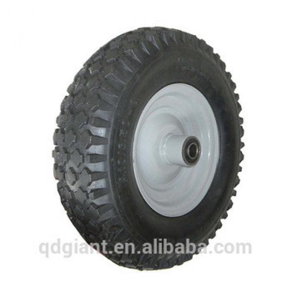 Good bearing rubber wheel 4.10/3.50-6 with metal rim #1 image