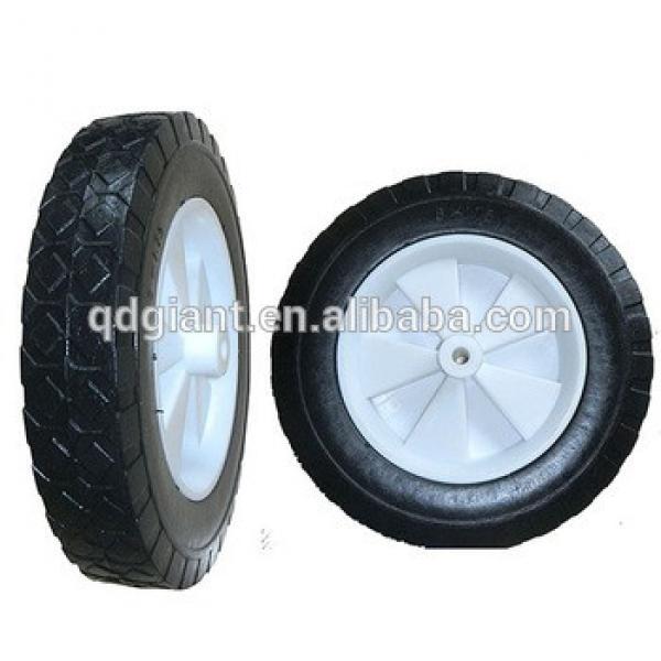 8 inch flat free wheel for baby cart #1 image