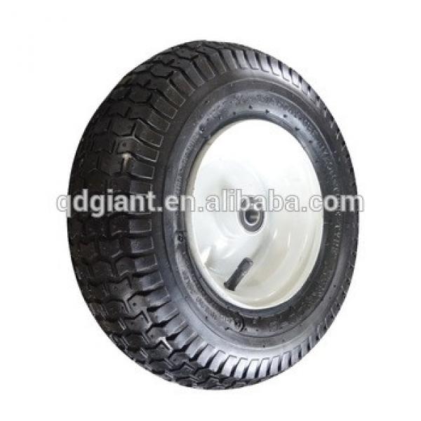 13x5.00-6 good quality mesh cart pneumatic wheels with good metal rim #1 image