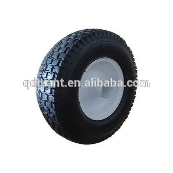 Garden trailer pneumatic rubber wheel for sale #1 image