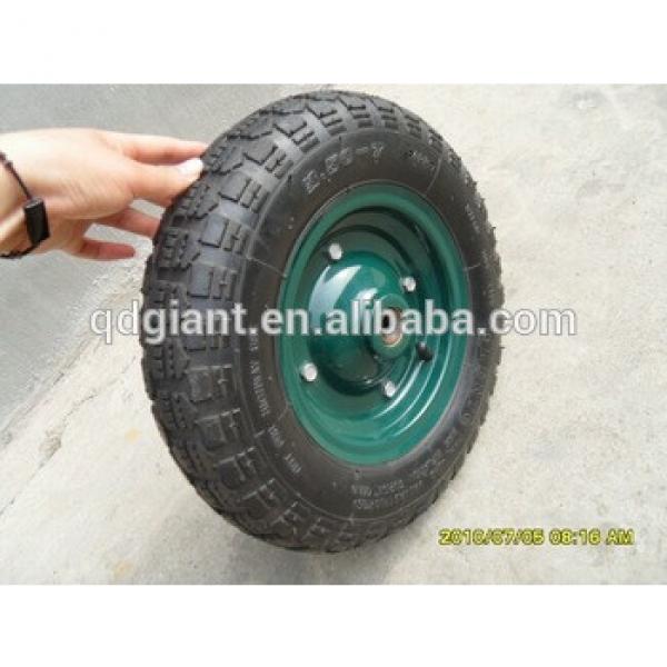Wheelbarrow tyre and tube / rubber wheel 3.50-7 for Turkey #1 image