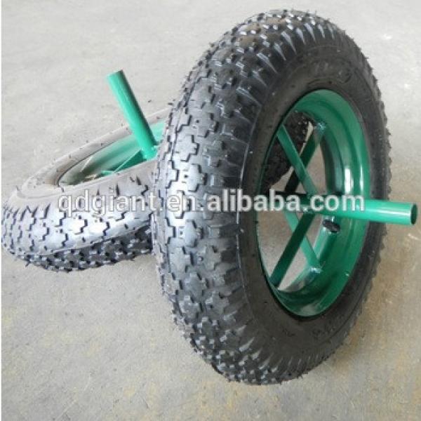 3.50-8 pneumatic wheels for wheelbarrow #1 image