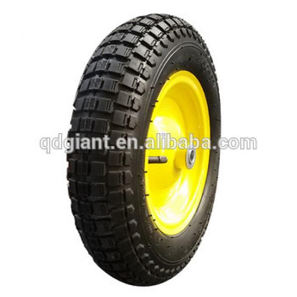 Brazil model pneumatic rubber wheelbarrow tire 3.50x8 #1 image