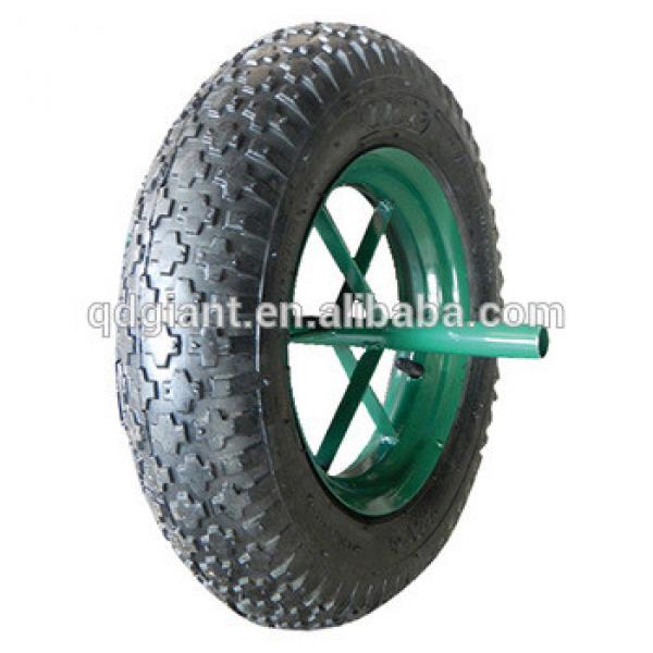 14&quot;X3.50-8 large cross pattern pneumatic wheel for Tool carts #1 image