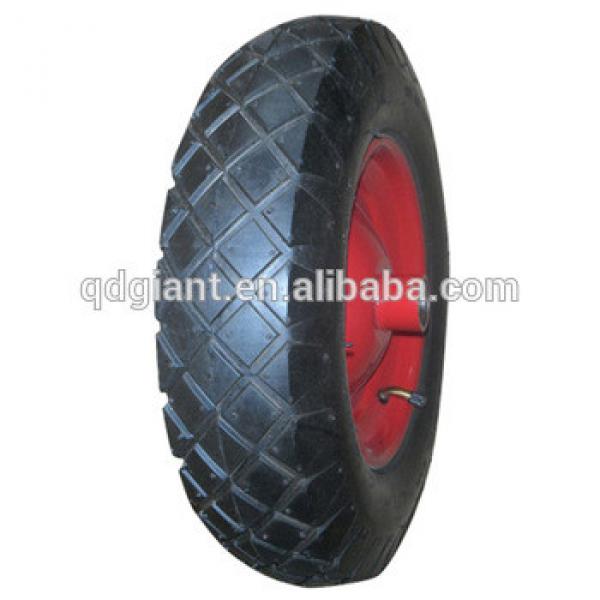 steel rim pneumatic wheel 3.50-8 for wheelbarrow #1 image
