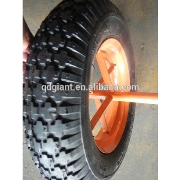 3.50-8 Pneumatic tyre wheelbarrow wheel #1 image