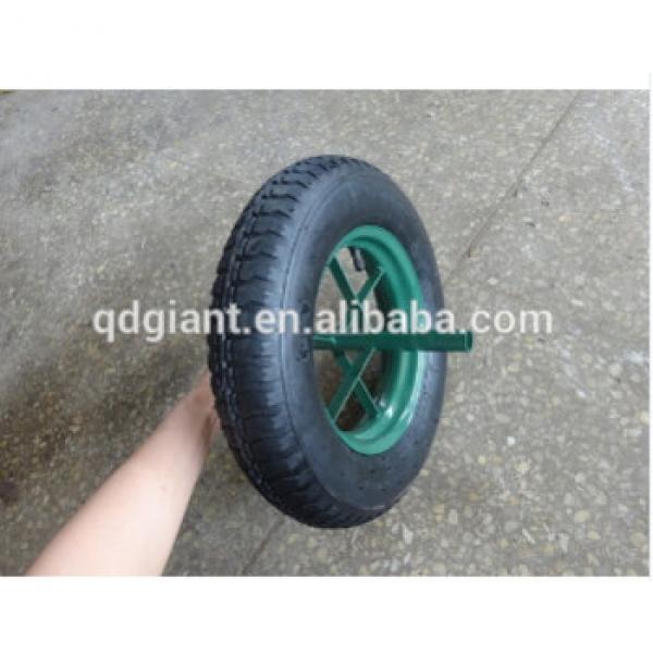 3.50-8 pneumatic rubber wheel for hand truck #1 image